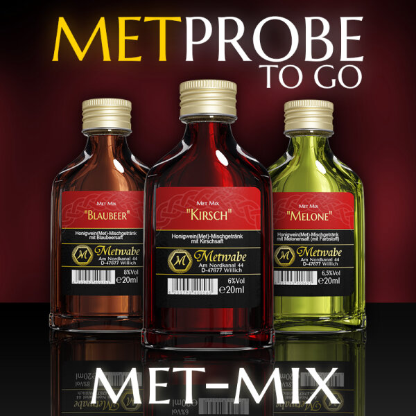 Metprobe-to-go Met-Mix Erdbeere 20ml 6%vol