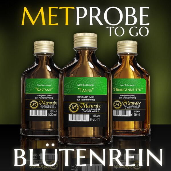 Metprobe-to-go | Blütenrein BL-1204 Kastanien Met 20ml 11%vol