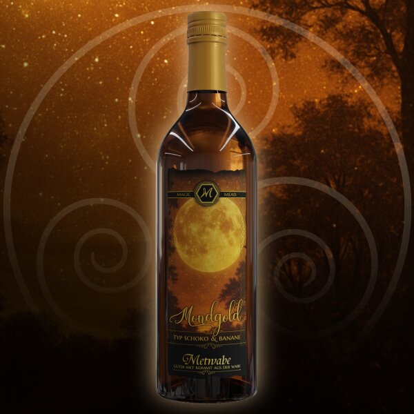 Magic Mead "Mondgold" Typ Schoko & Banane 0,73l 6,5%vol