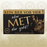 Kühlschrank Magnet "Kein Bier vor vier!"