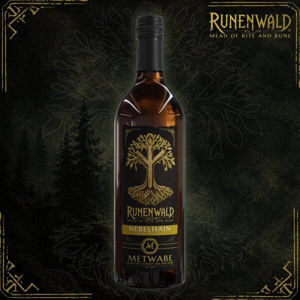 Runenwald "NEBELHAIN Erd-Ritus" nordischer Ritualmet 0,73l 10%vol