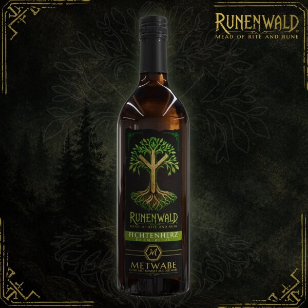 Runenwald "FICHTENHERZ Baum-Ritus" nordischer Ritualmet 0,73l 10%vol